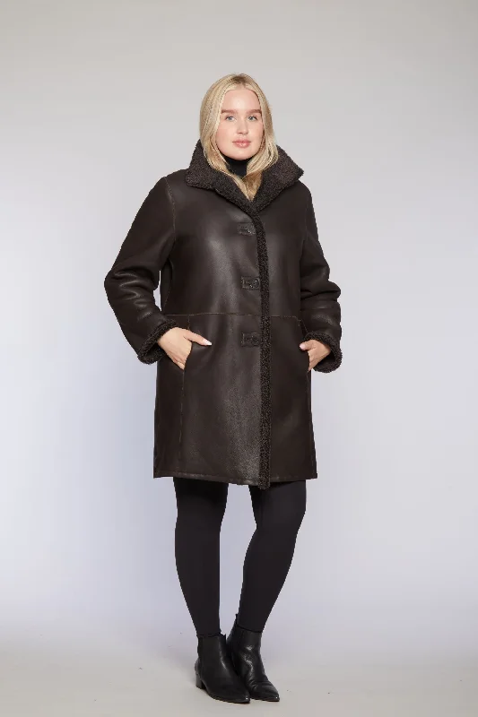 #C527 Curve-Sizing Shearling Reverses to Soft Napa