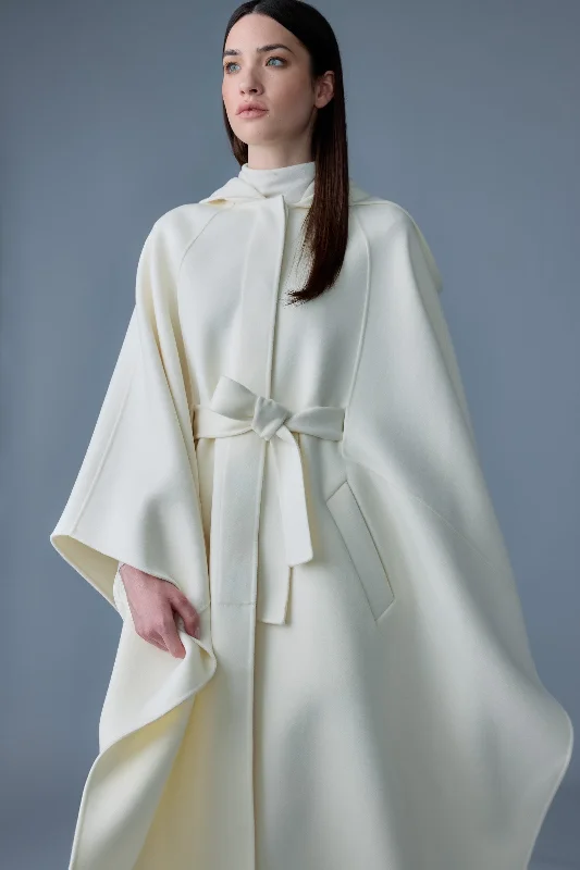 Women's longline double - breasted camel coats for a sophisticated lookKIRSTYN