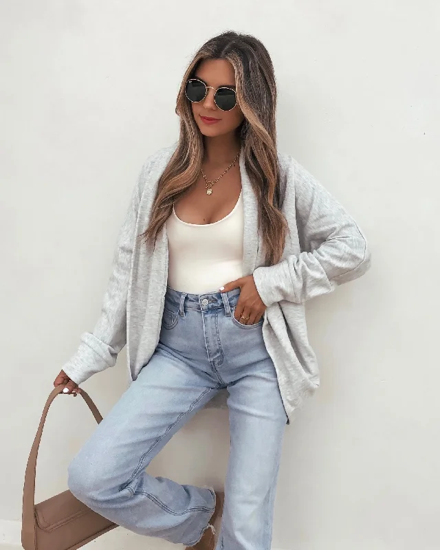 cashmere blend women cardigan for a luxurious feelMake It Yours Grey Brushed Cardigan cashmere blend women cardigan for a luxurious feelMake It Yours Grey Brushed Cardigan