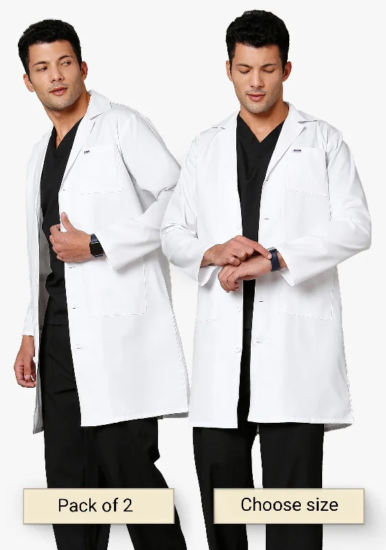 Shearling - lined women's leather coats for ultimate warmth and luxuryMen's Chief Lab coat apron (Pack of 2) Shearling - lined women's leather coats for ultimate warmth and luxuryMen's Chief Lab coat apron (Pack of 2)