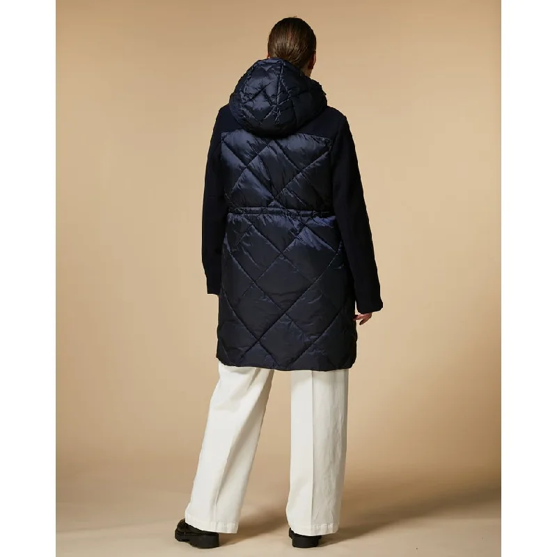 Women's reversible down coats with two - tone designs for versatile stylingPANIERE