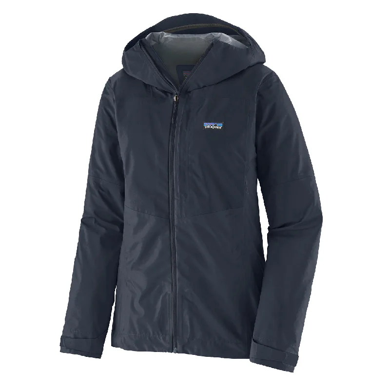 Patagonia Womens Boulder Fork Rain Jacket Smolder Blue