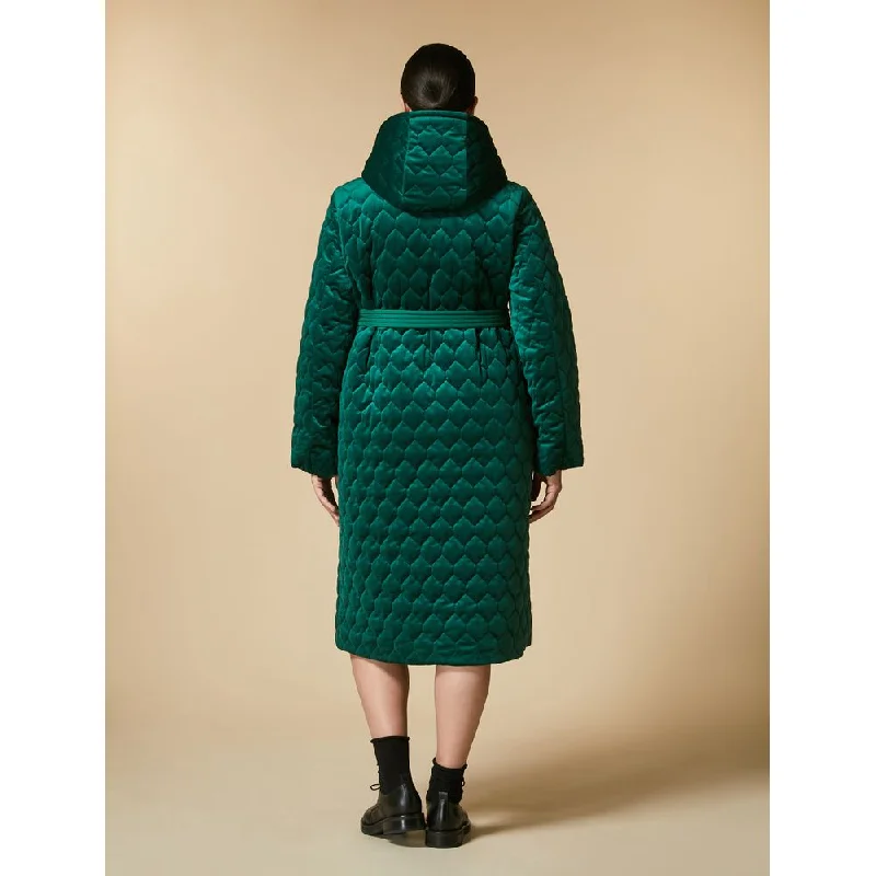 Women's reversible down coats with two - tone designs for versatile stylingPERICLE