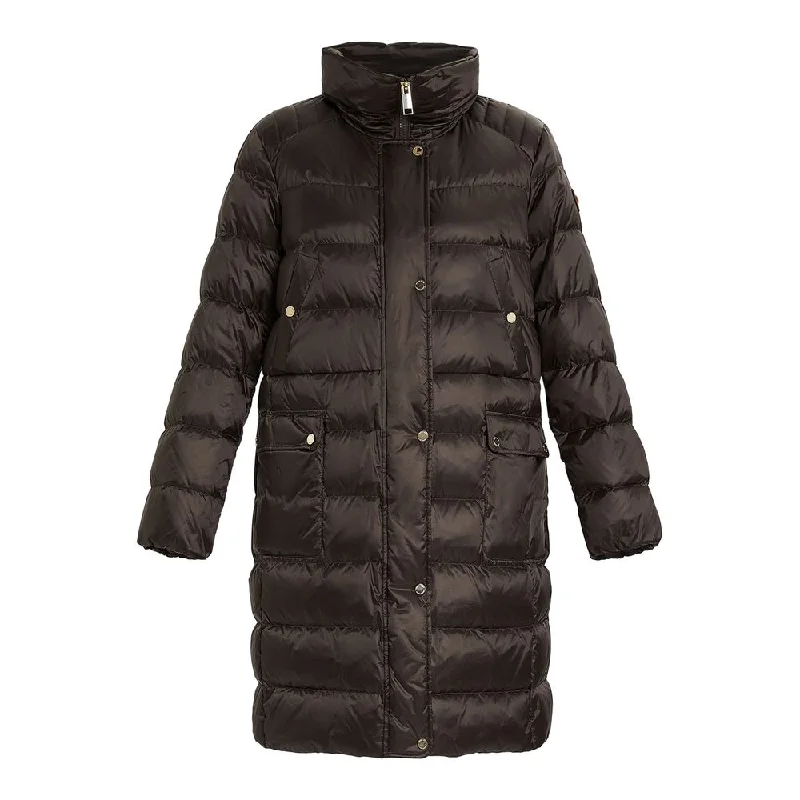 Women's longline double - breasted camel coats for a sophisticated lookPERNICE