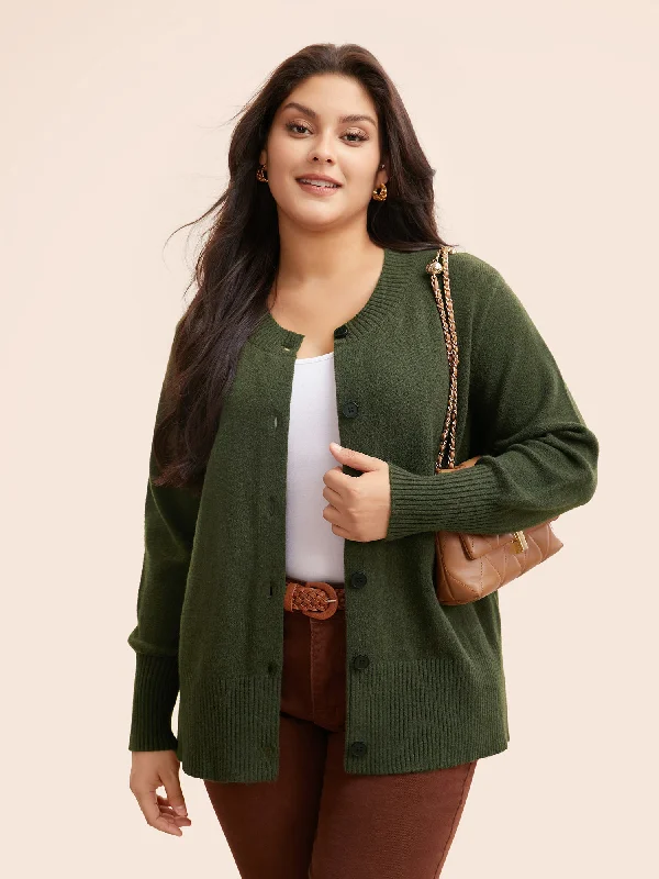 cashmere blend women cardigan for a luxurious feelPlain Round Neck Button Through Cardigan cashmere blend women cardigan for a luxurious feelPlain Round Neck Button Through Cardigan