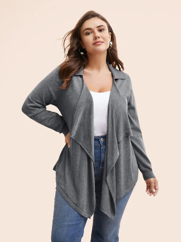 oversized women cardigan for a trendy and cozy lookSupersoft Essentials Solid Wool Blend Cardigan oversized women cardigan for a trendy and cozy lookSupersoft Essentials Solid Wool Blend Cardigan