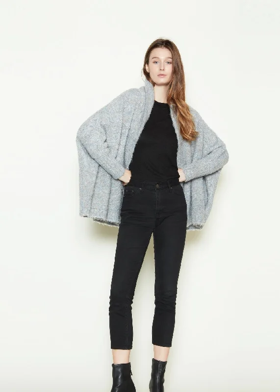 cropped women cardigan to pair with high - waisted jeansTeddy Cape Cardigan