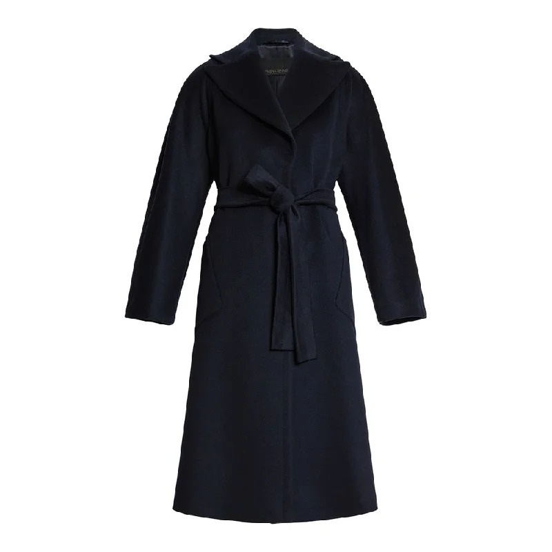 Women's long - sleeve wool coats in a houndstooth pattern for a classic charmTEMPO