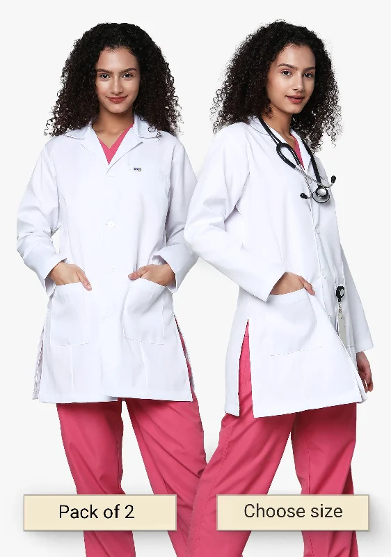 Women's reversible down coats with two - tone designs for versatile stylingWomen's Chief Lab coat apron (Pack of 2) Women's reversible down coats with two - tone designs for versatile stylingWomen's Chief Lab coat apron (Pack of 2)