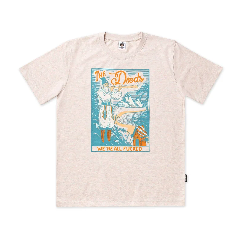 Ringer T Shirt Women with Retro - Inspired StripesAll Fucked