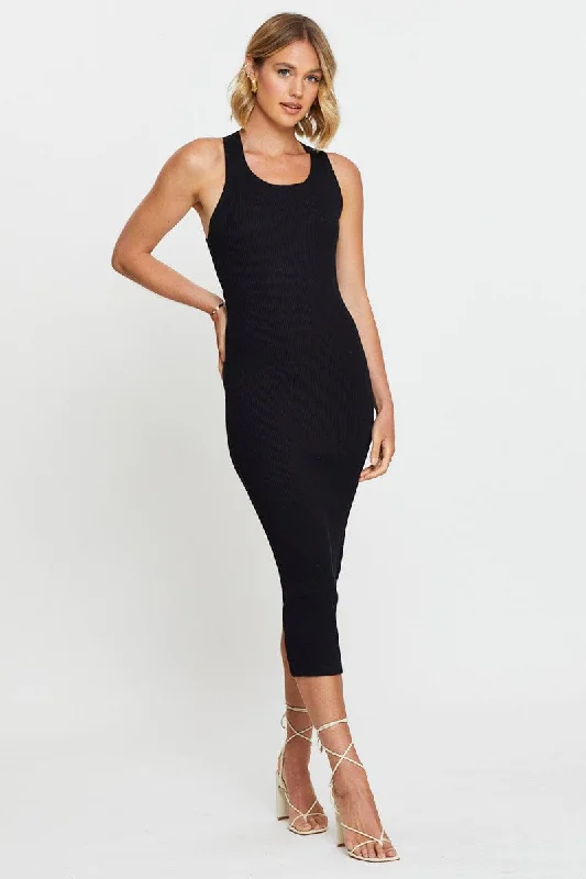 Plus Size Women's Open - Front Cardigan Style Sweater DressesBlack Knit Dress Bodycon Plus Size Women's Open - Front Cardigan Style Sweater DressesBlack Knit Dress Bodycon