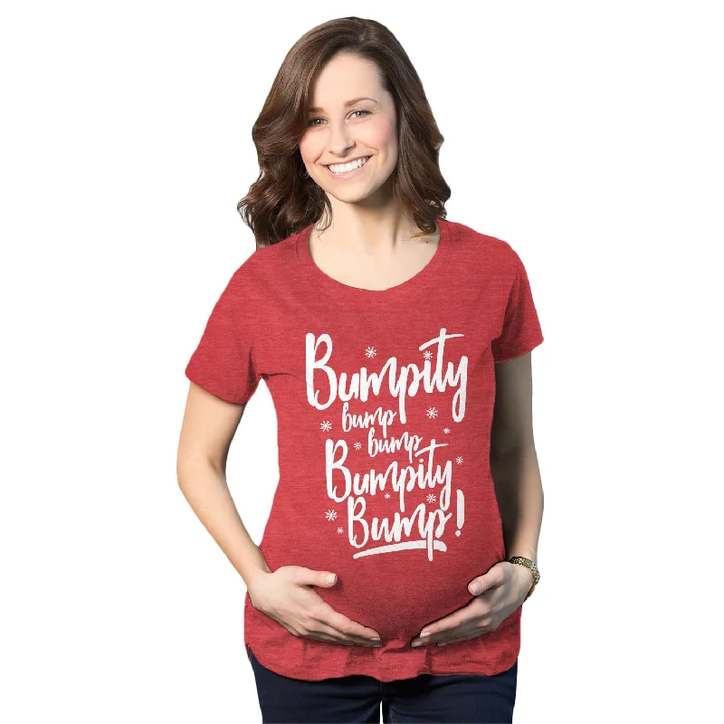 Striped Women T Shirt in a Classic PatternBumpity Bump Bump Maternity T Shirt