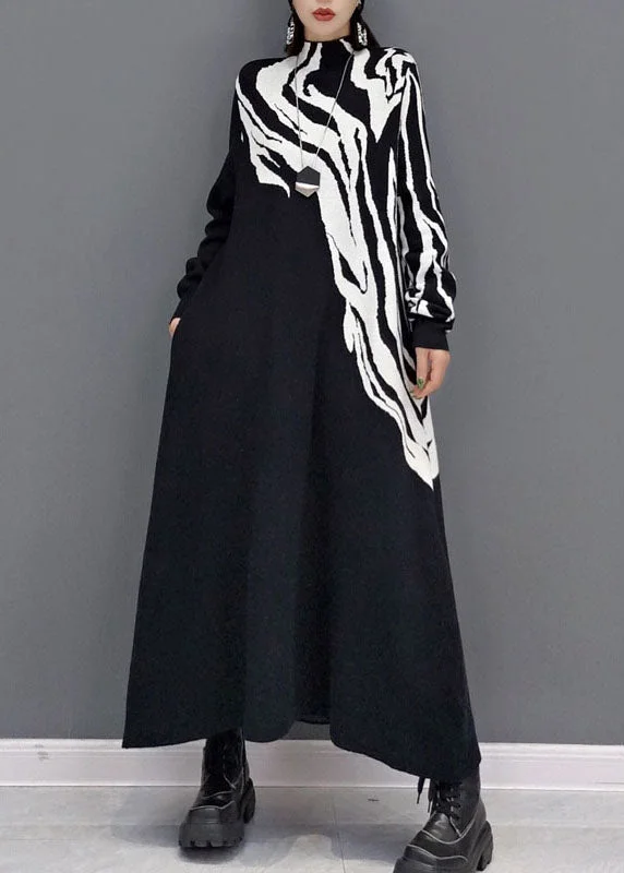 Sleeveless Women's Silk Blend Sweater Dresses for a Sophisticated LookClassy White Print Knit Sweater dresses Spring Sleeveless Women's Silk Blend Sweater Dresses for a Sophisticated LookClassy White Print Knit Sweater dresses Spring