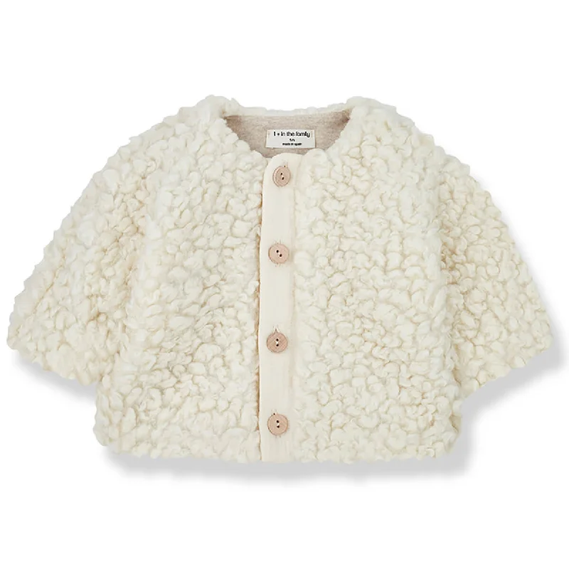 Hooded Women's Fleece - Lined Sweaters for WinterEmmanuel Sweater in Ecru by 1+ in the Family - Last One In Stock - 12 Months