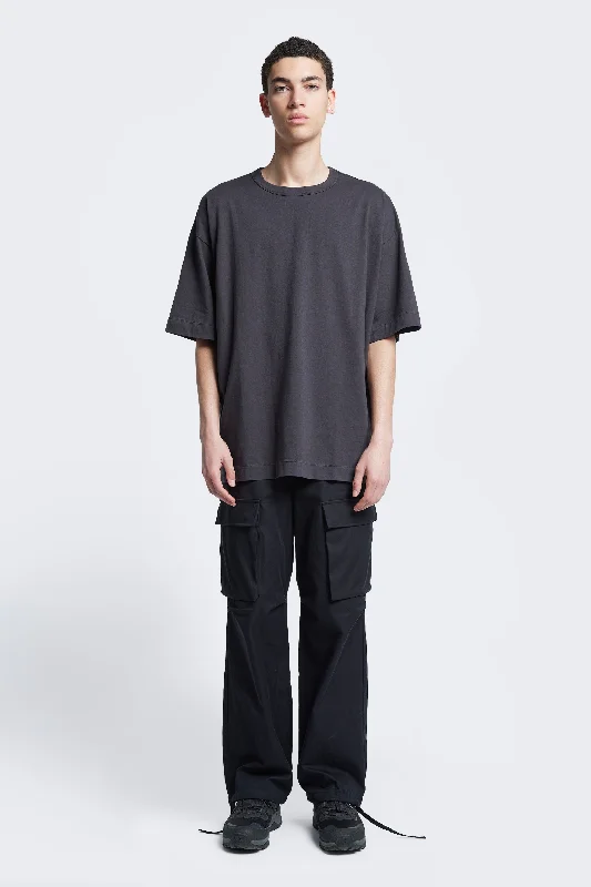 Striped Women T Shirt in a Classic PatternMonolith Unisex Tee Vintage Black