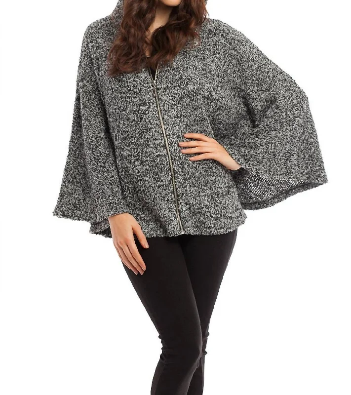 Empire Waist Women's Alpaca Wool Sweater Dresses in Earthy TonesSarah Zip Boucle Poncho In Black White Empire Waist Women's Alpaca Wool Sweater Dresses in Earthy TonesSarah Zip Boucle Poncho In Black White