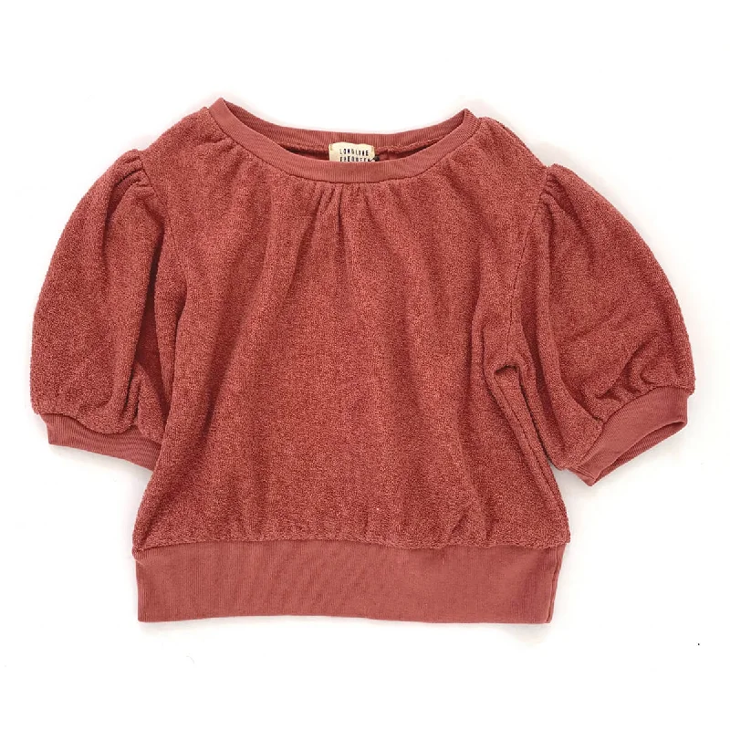 Women's Long Sleeve Turtleneck Cashmere SweatersShort Sleeve Sweater in Canyon by Long Live The Queen - Last One In Stock - 6 Years Women's Long Sleeve Turtleneck Cashmere SweatersShort Sleeve Sweater in Canyon by Long Live The Queen - Last One In Stock - 6 Years