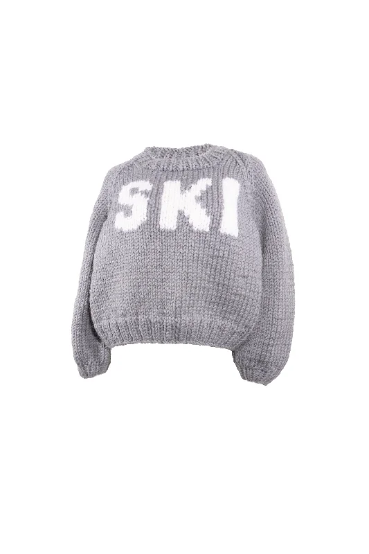 Plus Size Women's Oversized Chunky Knit SweatersSKI Pullover