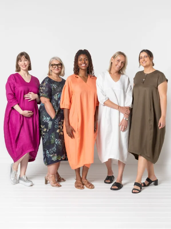 Empire Waist Women's Alpaca Wool Sweater Dresses in Earthy TonesStyle Arc Sydney Dress Extension Pack Empire Waist Women's Alpaca Wool Sweater Dresses in Earthy TonesStyle Arc Sydney Dress Extension Pack