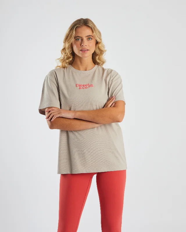 Floral Print Women T Shirt for a Feminine TouchRory Tee Warm Stone