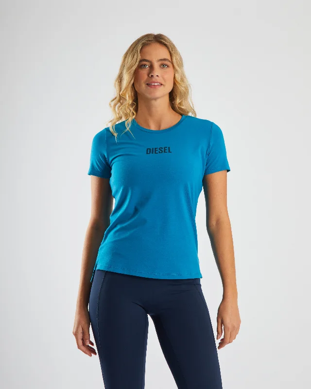 Muscle Women T Shirt for a Sporty and Casual LookNadine Tee Marine Teal