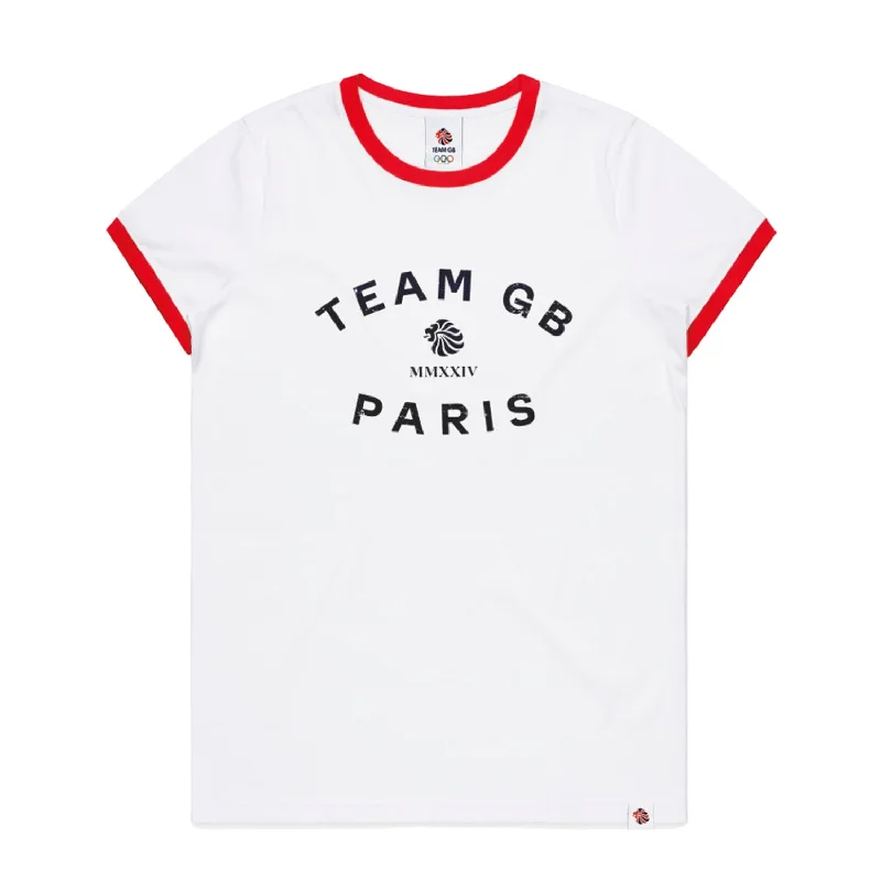 Plus Size Women T Shirt for a Comfortable and Flattering FitTeam GB Arc Women's Trim T-Shirt Plus Size Women T Shirt for a Comfortable and Flattering FitTeam GB Arc Women's Trim T-Shirt