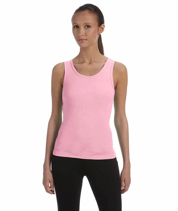 Women's long - sleeve cropped sweatshirt with ribbed cuffs for a snug fit1080 Bella + Canvas Ladies' Stretch Rib Tank Top | Pink Women's long - sleeve cropped sweatshirt with ribbed cuffs for a snug fit1080 Bella + Canvas Ladies' Stretch Rib Tank Top | Pink
