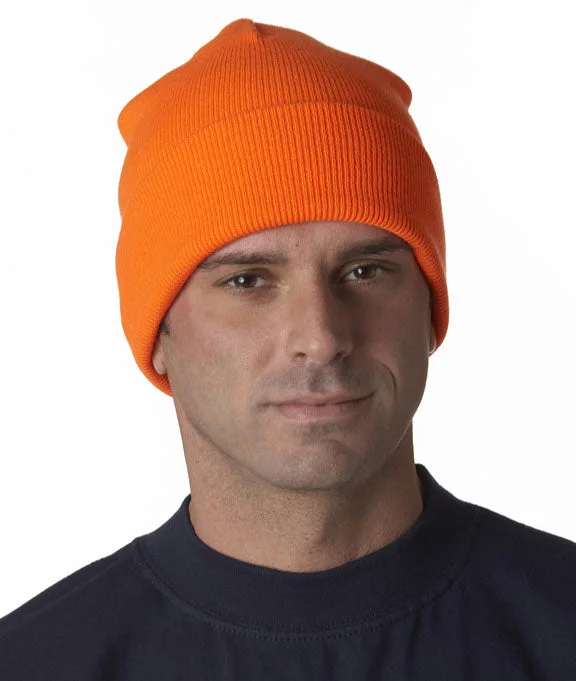 Women's mock - neck sweatshirt made of moisture - wicking material for fitness use1501 Yupoong Knit Cuffed Beanie | Blaze Orange Women's mock - neck sweatshirt made of moisture - wicking material for fitness use1501 Yupoong Knit Cuffed Beanie | Blaze Orange