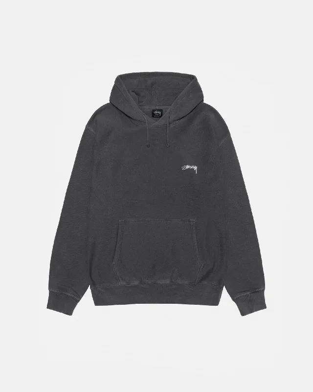 Women's pullover hoodie with a side slit for a modern and relaxed fitSMOOTH STOCK HOODIE PIGMENT DYED Women's pullover hoodie with a side slit for a modern and relaxed fitSMOOTH STOCK HOODIE PIGMENT DYED