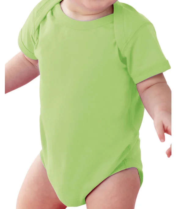 Women's quarter - zip sweatshirt made of organic cotton for eco - conscious fashion4424 Rabbit Skins Infant Fine Jersey Lap-Shoulder Bodysuit | Key Lime Women's quarter - zip sweatshirt made of organic cotton for eco - conscious fashion4424 Rabbit Skins Infant Fine Jersey Lap-Shoulder Bodysuit | Key Lime