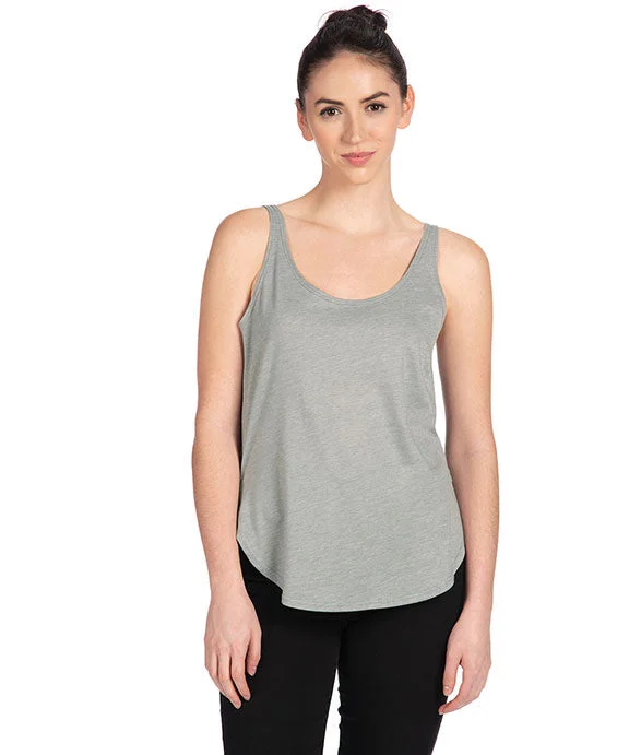 Women's oversized cropped hoodie with drawstrings for a trendy look5033 - Next Level Ladies Festival Tank Top | Heather Grey Women's oversized cropped hoodie with drawstrings for a trendy look5033 - Next Level Ladies Festival Tank Top | Heather Grey