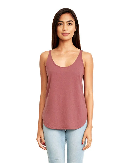 Women's zip - front sweatshirt with contrast stitching for a sporty aesthetic5033 - Next Level Ladies Festival Tank Top | Smoked Paprika Women's zip - front sweatshirt with contrast stitching for a sporty aesthetic5033 - Next Level Ladies Festival Tank Top | Smoked Paprika