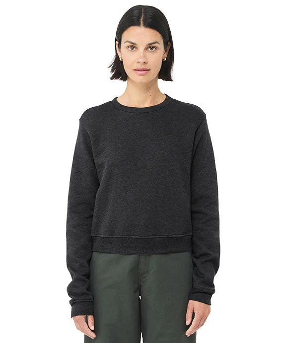 Petite Women's Pullovers with a Fitted Silhouette for a Flattering Look7511 - Bella + Canvas Ladies Classic Pullover Crewneck Sweatshirt | Dark Grey Heather Petite Women's Pullovers with a Fitted Silhouette for a Flattering Look7511 - Bella + Canvas Ladies Classic Pullover Crewneck Sweatshirt | Dark Grey Heather