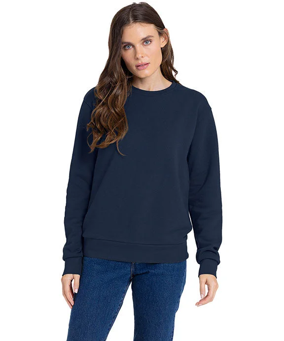Women's oversized cropped hoodie with drawstrings for a trendy look9003NL - Next Level Unisex Santa Cruz Sweatshirt | Midnight Navy Women's oversized cropped hoodie with drawstrings for a trendy look9003NL - Next Level Unisex Santa Cruz Sweatshirt | Midnight Navy