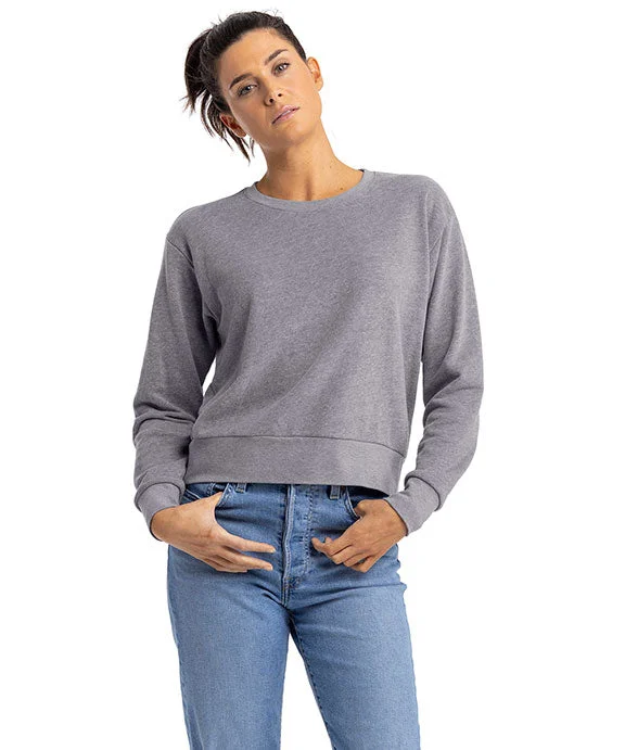 Women's tie - dye hoodie in bright colors for a retro and eye - catching style9084 - Next Level Ladies Laguna Sueded Sweatshirt | Heather Grey Women's tie - dye hoodie in bright colors for a retro and eye - catching style9084 - Next Level Ladies Laguna Sueded Sweatshirt | Heather Grey