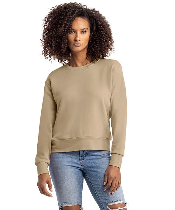 Women's zip - up sweatshirt in pastel blue for a soft and stylish outfit9084 - Next Level Ladies Laguna Sueded Sweatshirt | Tan Women's zip - up sweatshirt in pastel blue for a soft and stylish outfit9084 - Next Level Ladies Laguna Sueded Sweatshirt | Tan