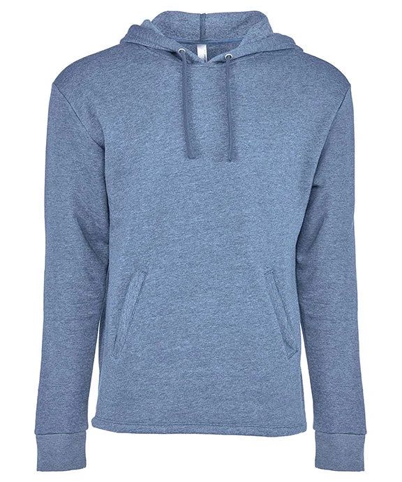 Women's hoodie with a kangaroo pocket and a pom - pom drawstring for added charm9300 - Next Level Adult PCH Pullover Hoodie | Heather Bay Blue Women's hoodie with a kangaroo pocket and a pom - pom drawstring for added charm9300 - Next Level Adult PCH Pullover Hoodie | Heather Bay Blue