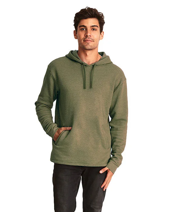 Women's zip - up sweatshirt in pastel blue for a soft and stylish outfit9300 - Next Level Adult PCH Pullover Hoodie | Heather Military Green