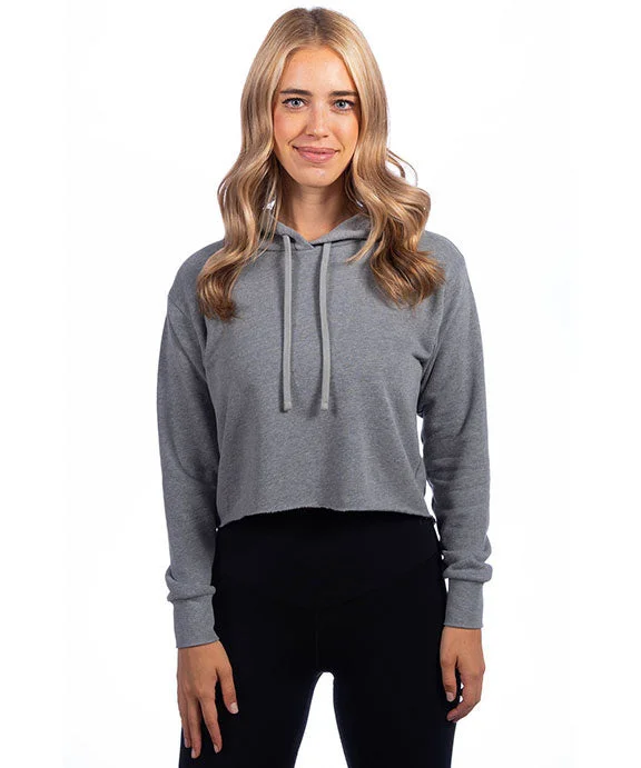 Women's hoodie with a detachable hood for customizable styling9384 - Next Level Ladies Cropped Pullover Hooded Sweatshirt | Heather Gray Women's hoodie with a detachable hood for customizable styling9384 - Next Level Ladies Cropped Pullover Hooded Sweatshirt | Heather Gray