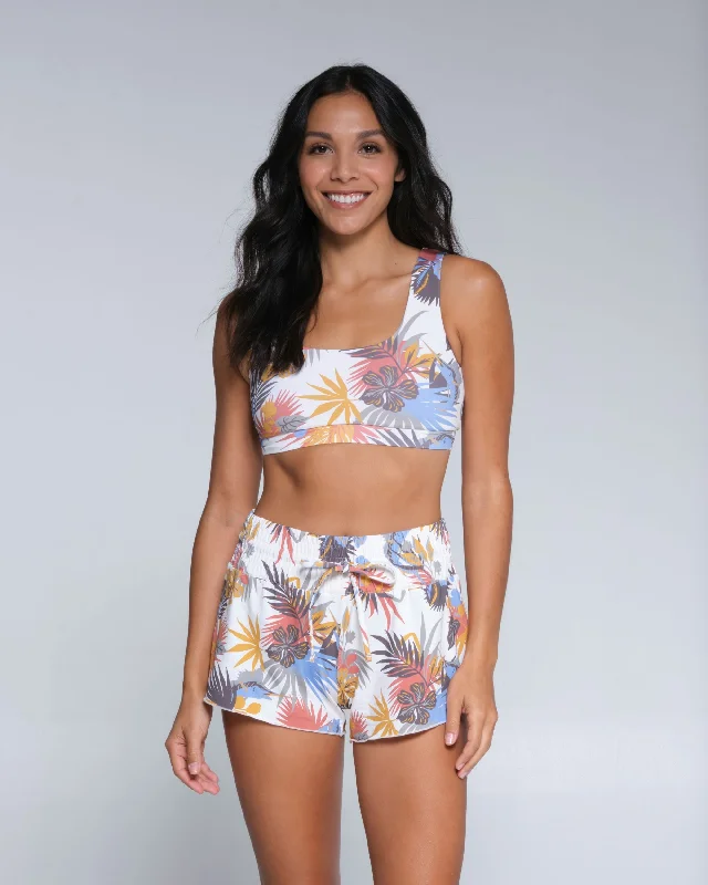 Women's cropped satin jackets in pastel shades for a glamorous evening outBeach Break Bralette - Off White Women's cropped satin jackets in pastel shades for a glamorous evening outBeach Break Bralette - Off White