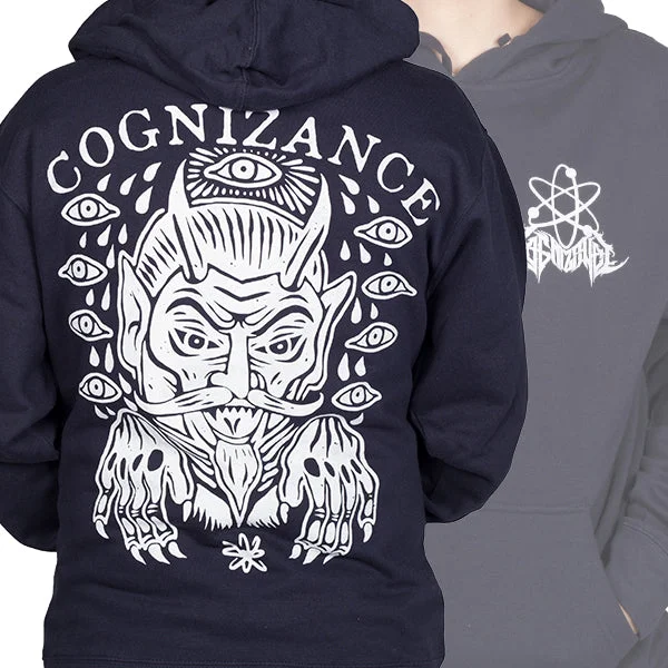 Long - Line Women's Pullovers in a Relaxed Fit for LayeringCognizance "Atomic Demonic" Pullover Hoodie Long - Line Women's Pullovers in a Relaxed Fit for LayeringCognizance "Atomic Demonic" Pullover Hoodie