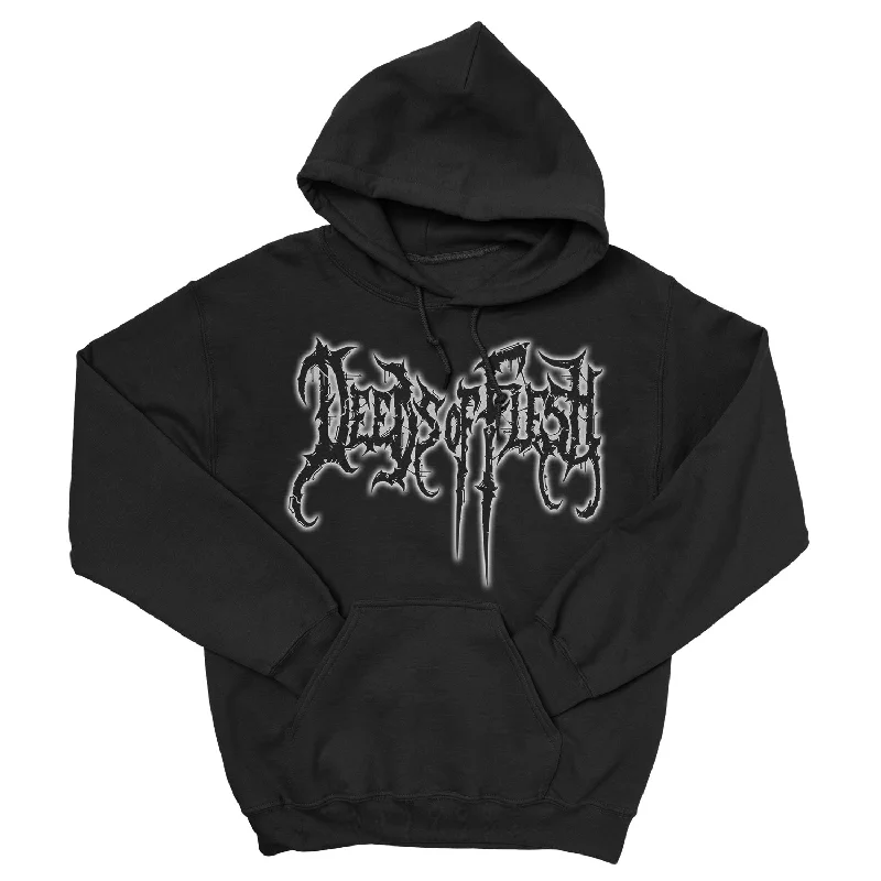 Embroidered Women's Pullovers with Floral PatternsDeeds of Flesh "Infested" Pullover Hoodie Embroidered Women's Pullovers with Floral PatternsDeeds of Flesh "Infested" Pullover Hoodie