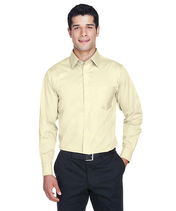 DG530 - Devon & Jones Mens Crown Woven Collection™ Solid Stretch Twill | Transparent Yellow