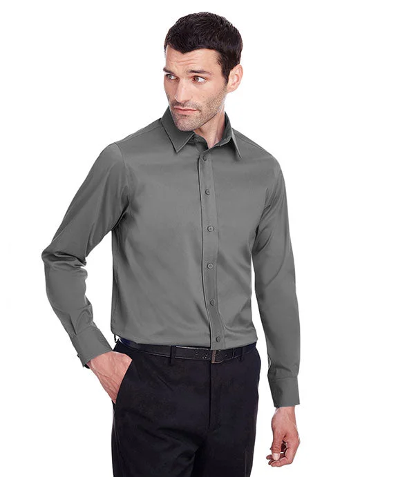 DG560 - Devon & Jones Mens Crown Collection™ Stretch Broadcloth Slim Fit Shirt | Graphite