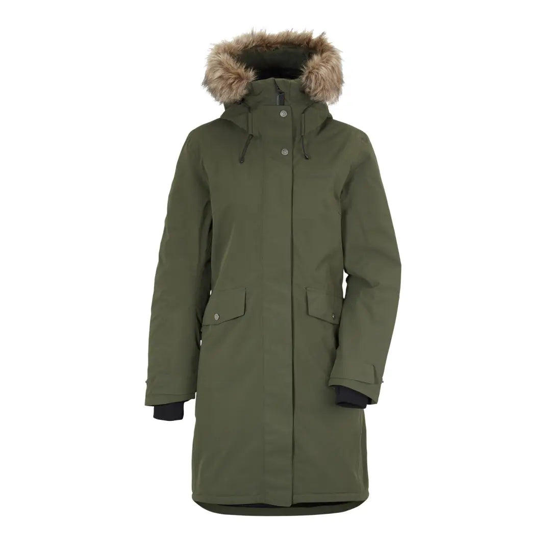 Women's quilted puffer jackets in a cropped silhouette for a modern twistDidriksons Erika Womens Parka 3 Women's quilted puffer jackets in a cropped silhouette for a modern twistDidriksons Erika Womens Parka 3