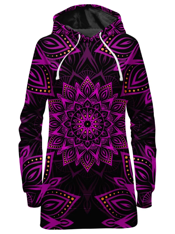 Women's sweatshirt with a mesh panel insert for breathability during workoutsDimension Hoodie Dress Women's sweatshirt with a mesh panel insert for breathability during workoutsDimension Hoodie Dress