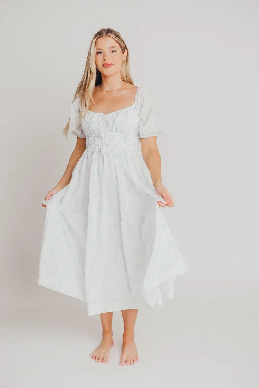Sleeveless Women Dress in Bright Colors for Summer PartiesEdda Coastal Midi Dress in Light Blue - Bump Friendly & Inclusive Sizing (S-3XL) Sleeveless Women Dress in Bright Colors for Summer PartiesEdda Coastal Midi Dress in Light Blue - Bump Friendly & Inclusive Sizing (S-3XL)