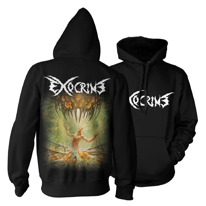 V - Neck Women's Cotton Pullovers for a Casual LookExocrine "Ascension" Pullover Hoodie V - Neck Women's Cotton Pullovers for a Casual LookExocrine "Ascension" Pullover Hoodie