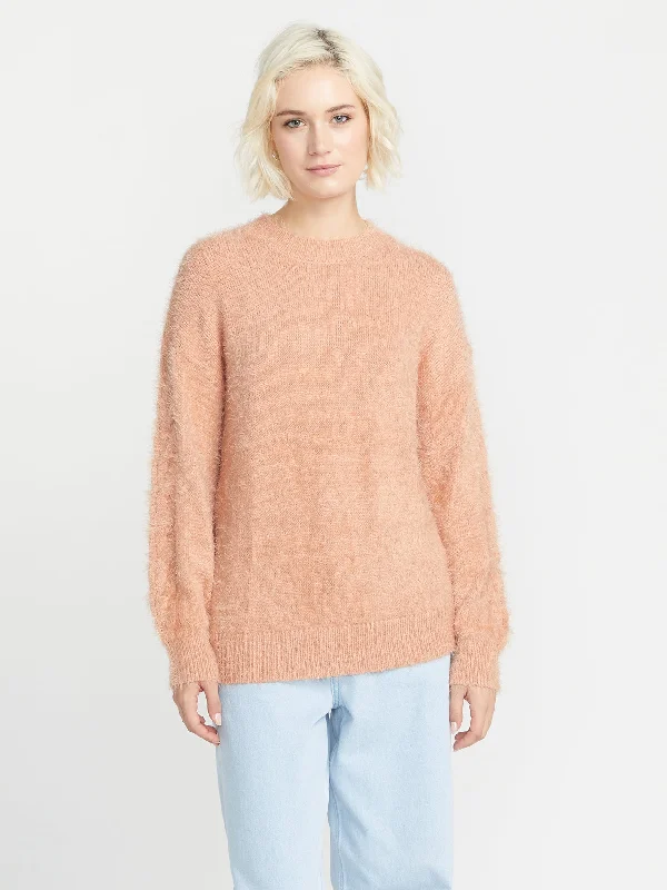 Women's pea coats in a plus - size fit for a flattering and warm winter coatFuzzilicious Sweater - Clay Women's pea coats in a plus - size fit for a flattering and warm winter coatFuzzilicious Sweater - Clay