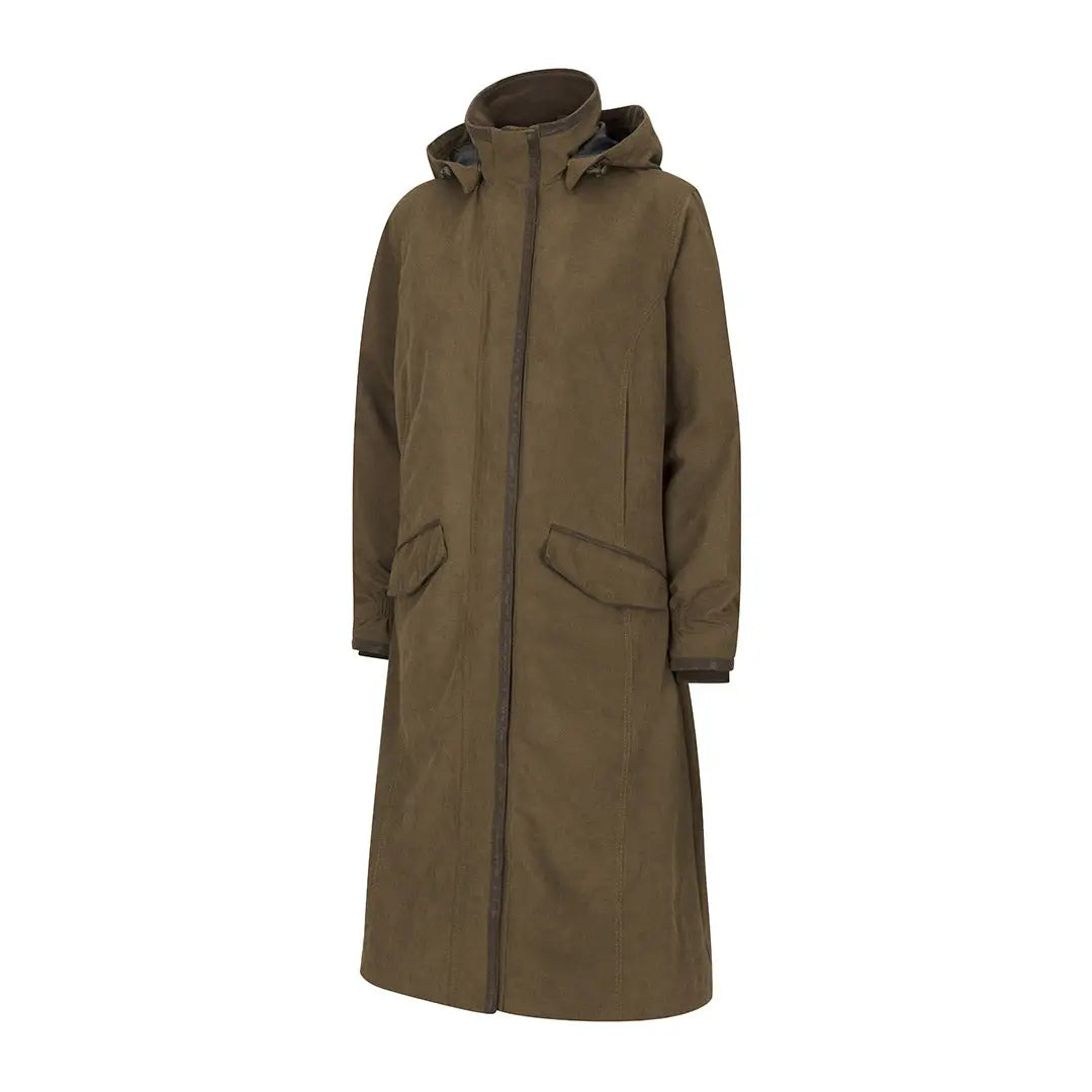 Women's military - style jackets with epaulets for a tough and fashionable appearanceHoggs of Fife Struther Ladies Long Riding Coat Women's military - style jackets with epaulets for a tough and fashionable appearanceHoggs of Fife Struther Ladies Long Riding Coat